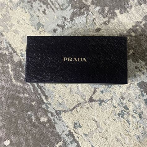 prada sunglasses case red